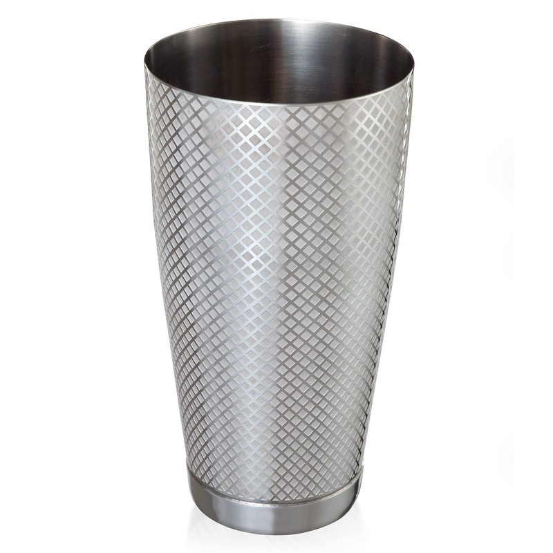 Barfly 28 oz. Diamond Lattice Shaker, Stainless Steel