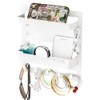 jinminamz Wall Key Shelf, Wall Organiser with 5 Double Key