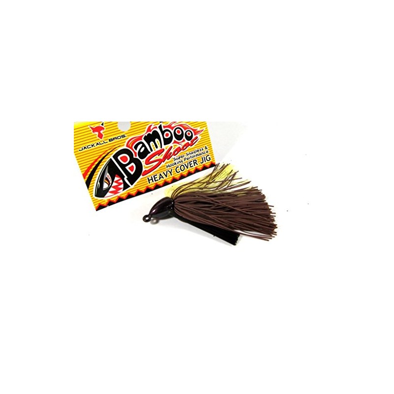 JACKALL Rubber Jig Bamboo Shoot 3/4 oz Green Pumpkin &