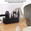 RAIKEDR Hair Dryer Countertop Holder, Hair Tool Organizer Wall Mount,