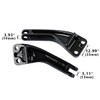 TCMT Black Passenger Foot Peg Support Kit Fits For Harley