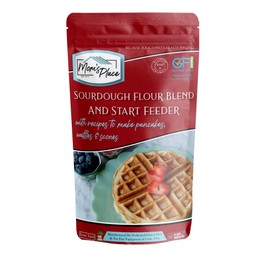 Mom's Place Gluten-Free Sourdough Pancake/Waffle Flour Blend REFILL (2lbs) - Vegan, Nut Free, Dairy Free & Soy Free