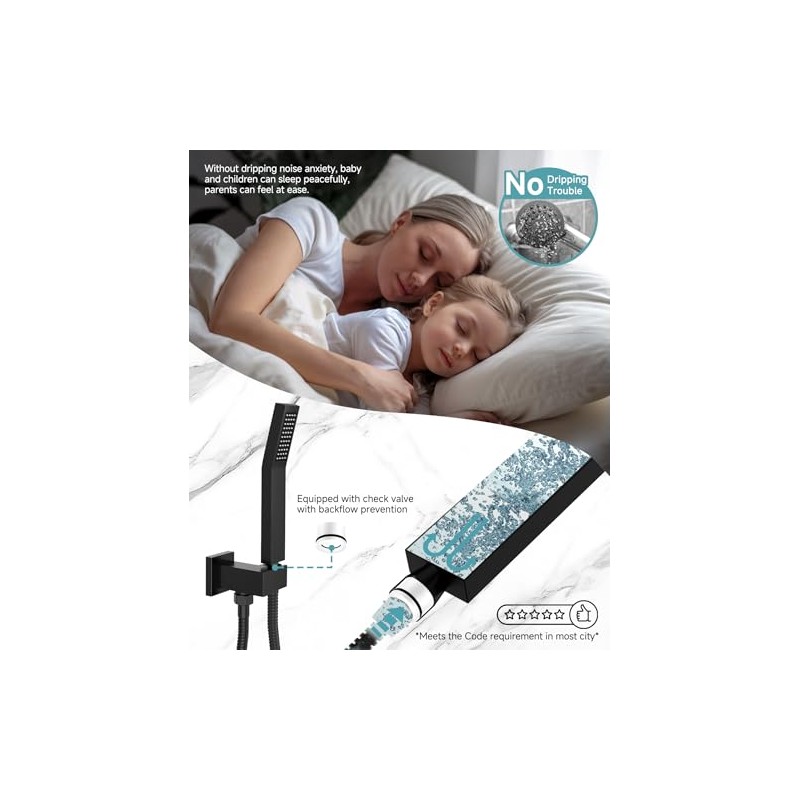 SR SUN RISE Shower Faucet Set & System - 10