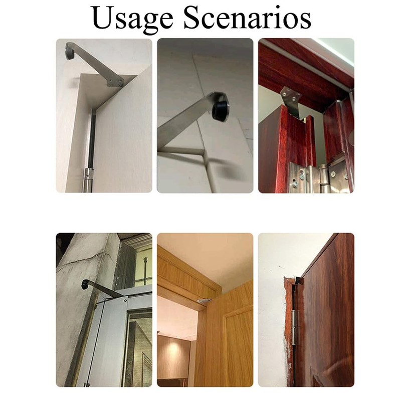 TopHomer 2 Pcs Over Head Door Stop, 90 Degree Door