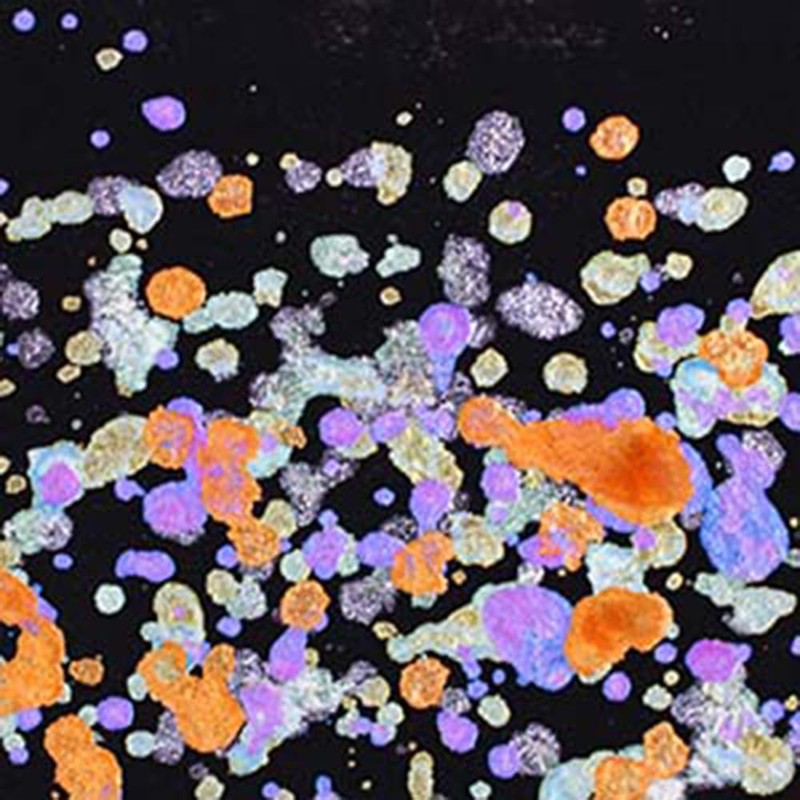 Kusakabe 311003 Solid Watercolor Paint, Shine Pearl, Polarized Light Blue