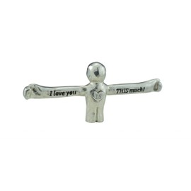 Pirantin I Love You This Much Figure - 15th Anniversary Unique Gift for Husband or Wife (ilytm15)