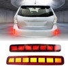 PGTOPONE Upgrade LED Rear Bumper Reflectors Light Fog Brake Tail