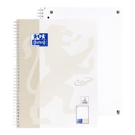 Oxford Touch Notepad A4 Dotted / Dotted 160 Pages Light Grey Pack of 1