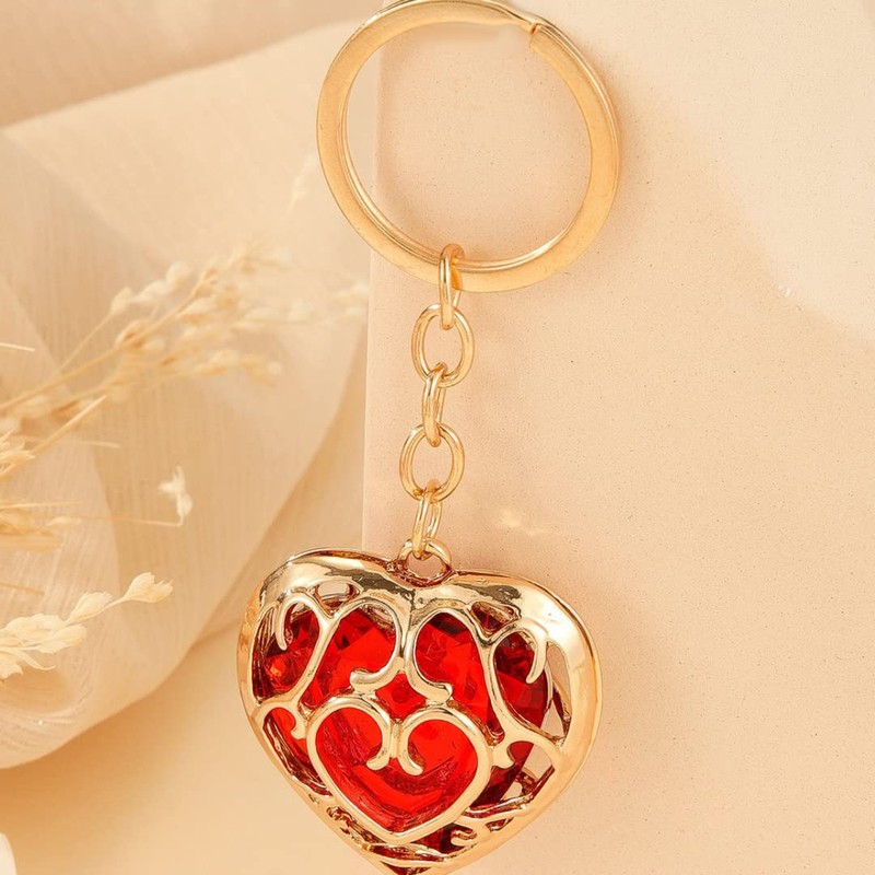 Profit.relaxed Zelda Key Chain Zelda Accessory Keychain 1 Piece, red