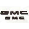 Auto OVERLAY Front & Rear Gloss Black Emblem Overlay Fit