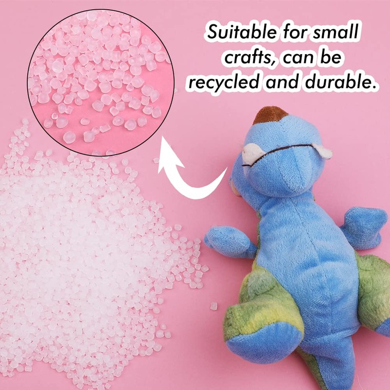 Stuffing Beads, 3.5oz Weighted Pellets for Stuffed Animals, Craft Rubber