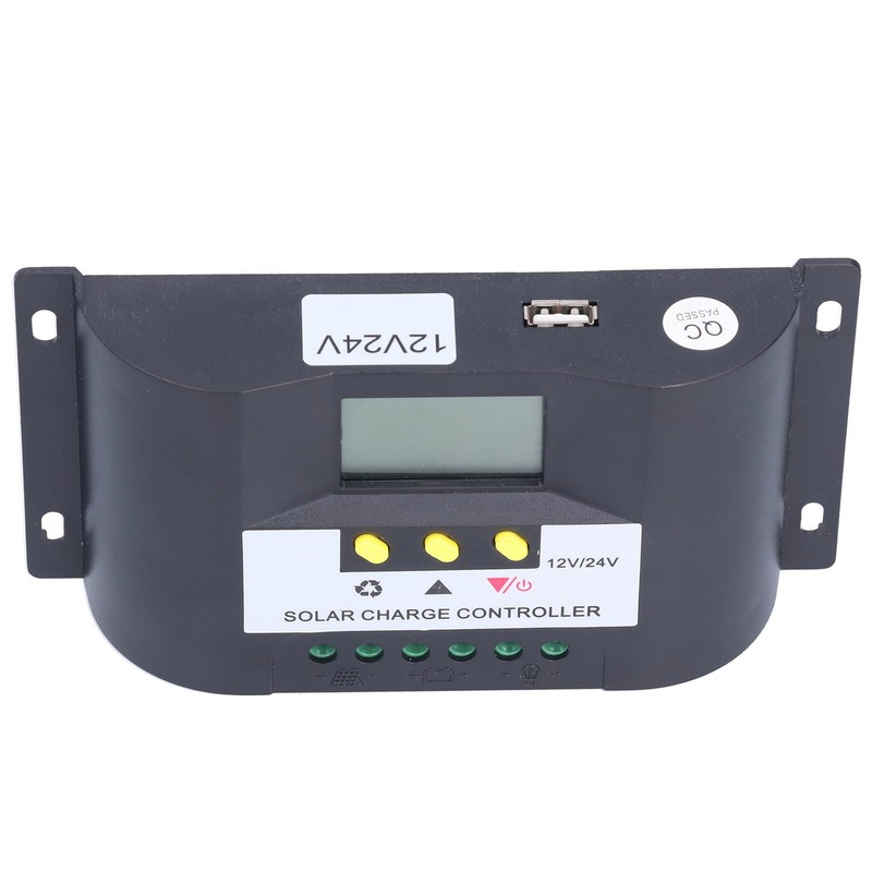 Intelligent Solar Charge Controller with Adjustable Timer Control Modes LCD