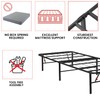 Golden Gate Beds Foldable Metal Bed Frame, Sturdy Iron Platform,