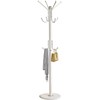 Kertnic Modern Coat Rack Freestanding with Natural Marble Base &