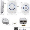 FullHouse Wireless Doorbell Kit Waterproof, Distinguish Front and Back Door