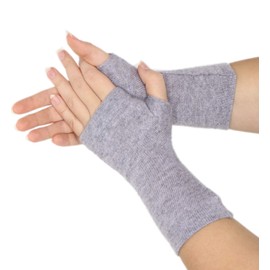 prettystern Cashmere Pulse Warmers, Soft & Warm Fingerless Gloves -