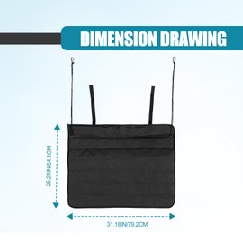 Universal Foldable Car Trunk Bumper Guard Mat Rear Bumper Protector, SUV Cargo Liner Floor Mat Liner Floor Mat Prevent Scratches, 31.4 x 25.2 Inch