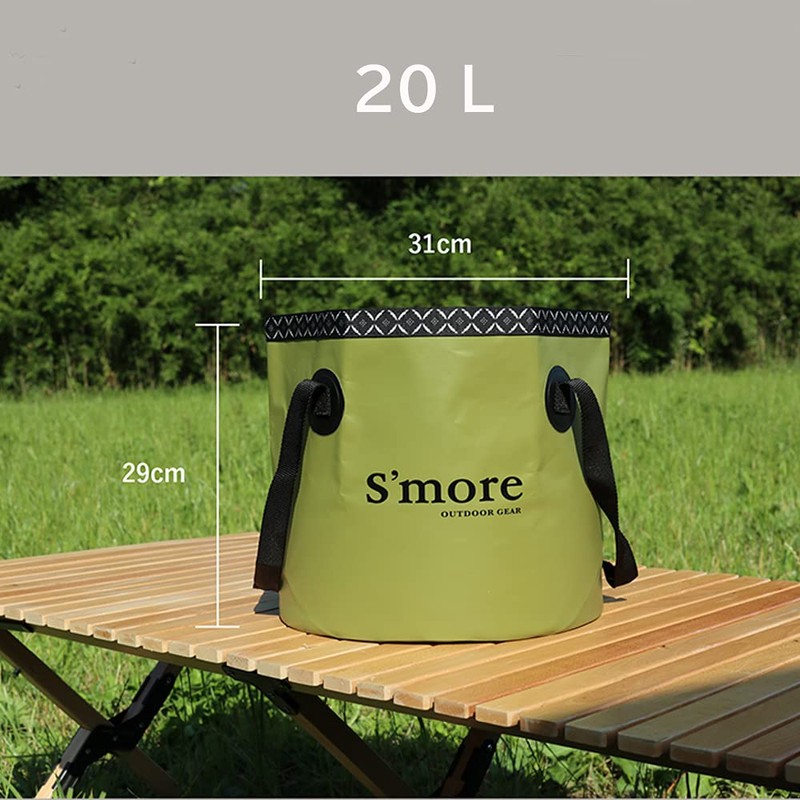 S'more Bucket, Foldable, 2.3 gal (9 L), 6.6 gal (20