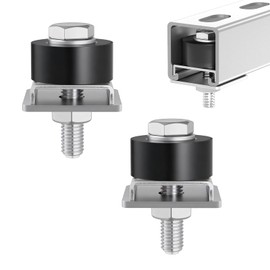 Trolley Roller Wheels Limit Trolley Assembly Positioning for Unistrut Strut Channel with 1-5/8" Wide and All 1-5/8" or Taller Strut Channel Pack of 2