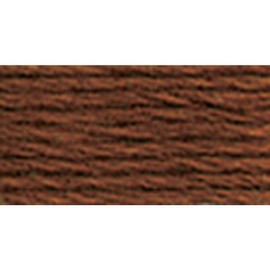DMC 117-300 Six Strand Embroidery Cotton Floss, Dark Mahogany, 8.7-Yard