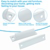 Cionyce White Window Sash Lift Handle, 3.5 inch Hole Center