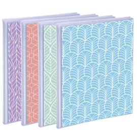 Exacompta - Ref 65002E - Mini Pocket Photo Album - 130 x 160mm in Size, 24 Pages with Hard-Wearing Plastic Pockets, Holds Up To 24 Photos - Random Design Cover