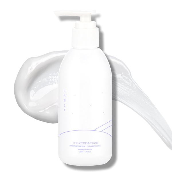 THEYEOBAEK26 Cleansing Milk - Gentle Hydrating Makeup Remover, Korean Skincare,