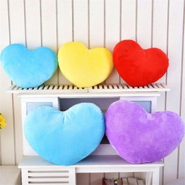Heart Cushion, Heart Cushion Children's Room, Cuddly Cushion Children's Heart Shape Decorative Cushion Pillow Cushion Decorative Cushion, Plush Children's Cushion for Children's Room, Sofa Decoration