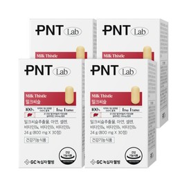GC Green Cross Wellbeing PNT Milk Thistle 30 tablets, 1 month supply / GC녹십자웰빙 PNT 밀크씨슬 30정 1개월분 X 4