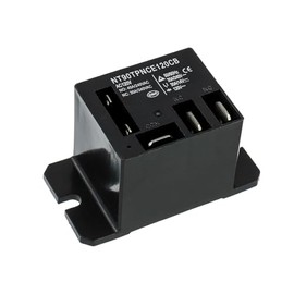 JAMHER 1 Pack NT90-AC120V-10X Power Relay AC 120V Coil 30A 40A SPDT(1NO 1NC) Mini Relay with Flange Mounting