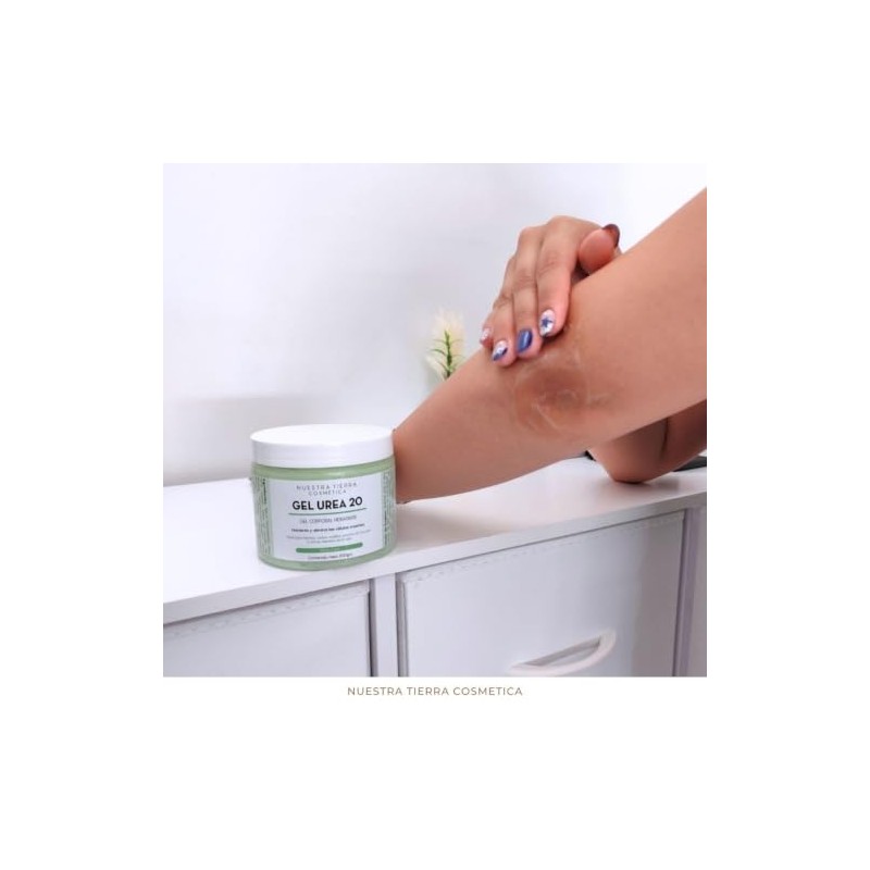 Nuestra Tierra Cosmética Gel Urea 20, Gel Corporal Hidratante y
