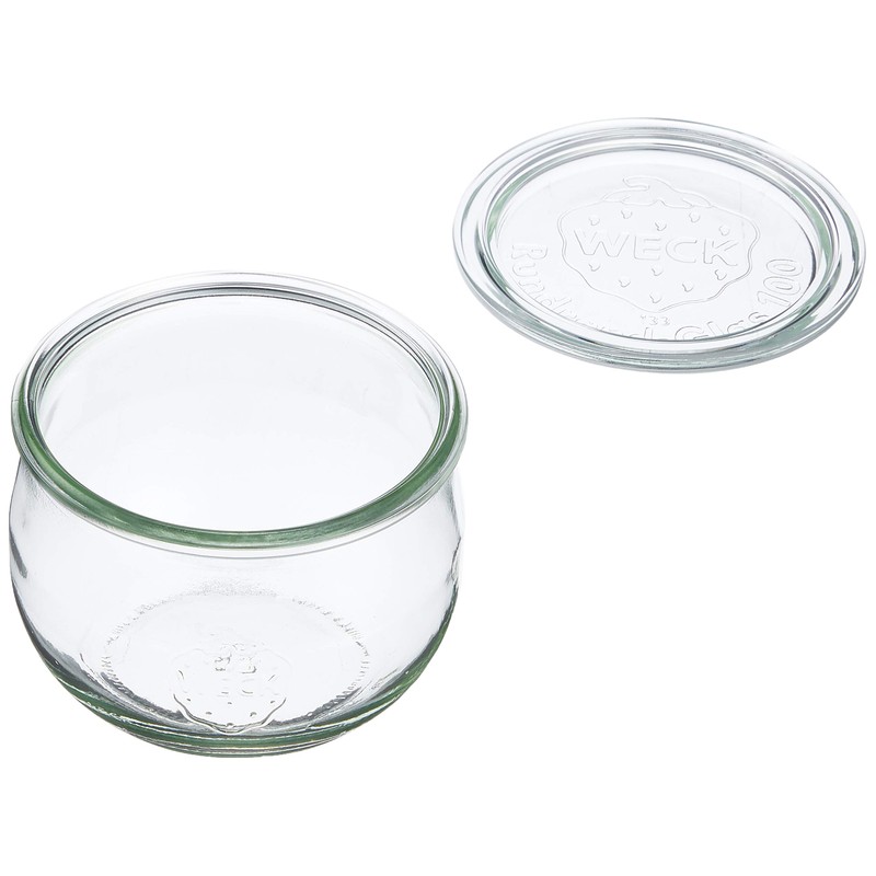 WECK WE-744 Tulip Shape Glass Storage Container, 16.9 fl oz