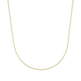 Amor 2037363 Stainless Steel Unisex Women's Men's Necklace 45 cm Gold Comes in Jewellery Gift Box, Stainless Steel, None