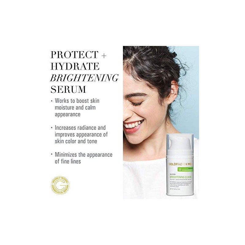 Goldfaden MD Brightening Elixir - Protect Repair Brightening Serum 1oz