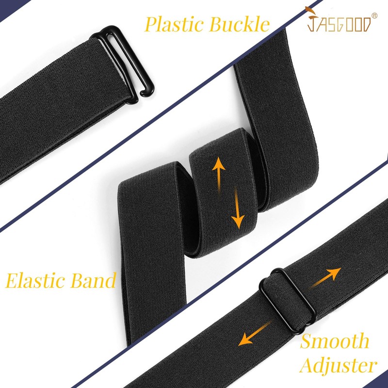 JASGOOD Crop Top Tuck Waist Band Adjustable Band Tucking Sweaters