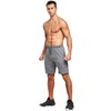 JustSun Men's Sports Shorts with Zip Lightweight Stretch Fabric, Black