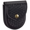 Bianchi 90-4B: Handcuff Pouch Top Flap, Basket Weave, Black