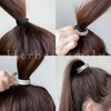 Herbeluemily Hair Claw Clip, Rhinestone Bijou Pony Holder, Hair Clip,