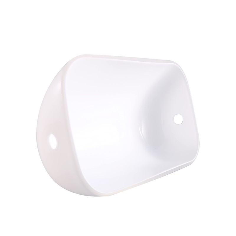 GoLucky Glass Bankers Lamp Shade,Replacement Lampshade (White)