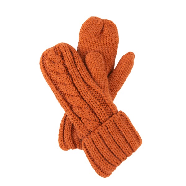 Howard's Knit Mittens for Women - Sierra Cable Knit Mittens