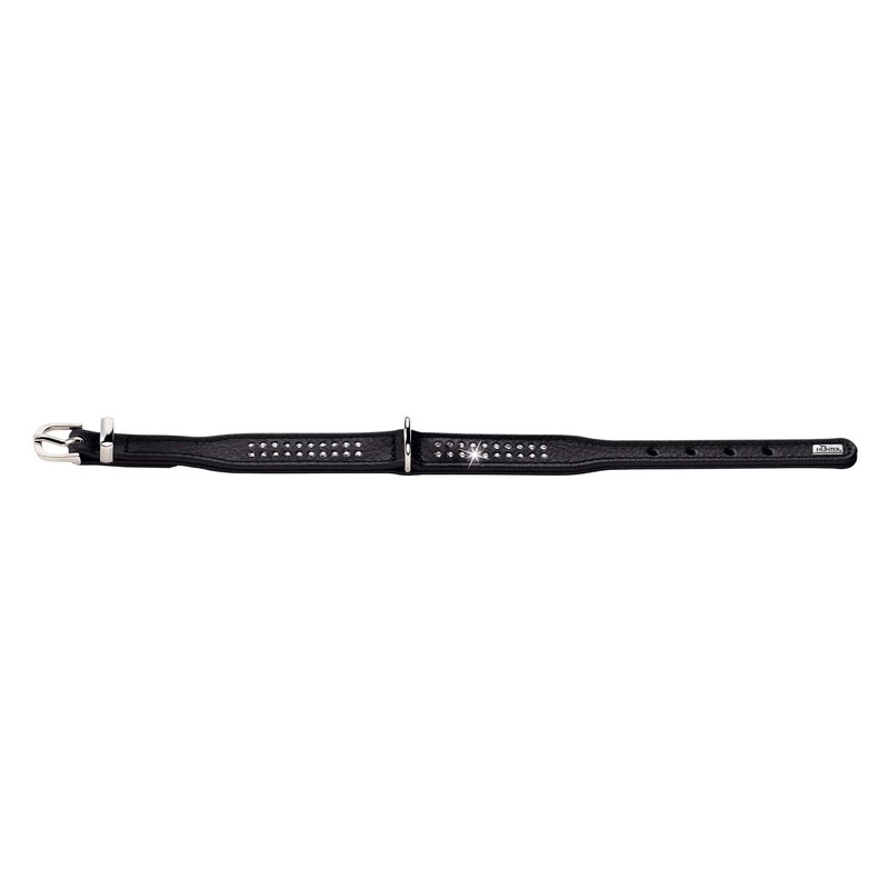 HUNTER Diamond Petit Nickel-Plated Collar, 30/23 x 27 cm, Small,