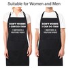 100% Cotton Funny Apron for Men Women Adjustable Bib Aprons