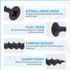 3.5 x 55 mm Black Drywall Screws, Self-Tapping, Phillips Countersunk
