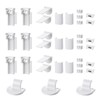 6 Kit 36 Piece Pleated Replacement Parts Set Clamp Support