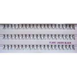 Red Cherry Flare Under Individual Lashes - Bottom Lash, Black (Pack of 3)