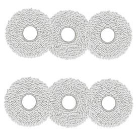 Mop Pad for ECOVACS DEEBOT X2 Omni/ T20 Omni/ T10 Omni/ X1 Omni/ X1 Turbo/T30 Pro/T30S Comb/ T30S Mop Pad, for Yeedi M12 Pro+ Vacuum Cleaner, Reusable Mop Pads Replacement Accessories