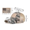 ANNA-KACI Camouflage Trucker Special Tactical Operator Forces USA Flag Patch