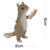 Gemmia Miniature Fairy Garden Squirrel Figurine- Self-growth Reading Squirrel