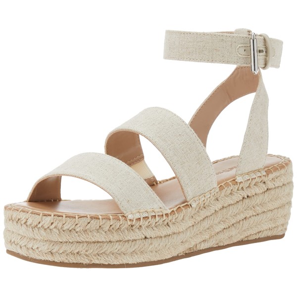 The Drop Women's Listilla Espadrille Wedge Sandal, Linen, 8.5