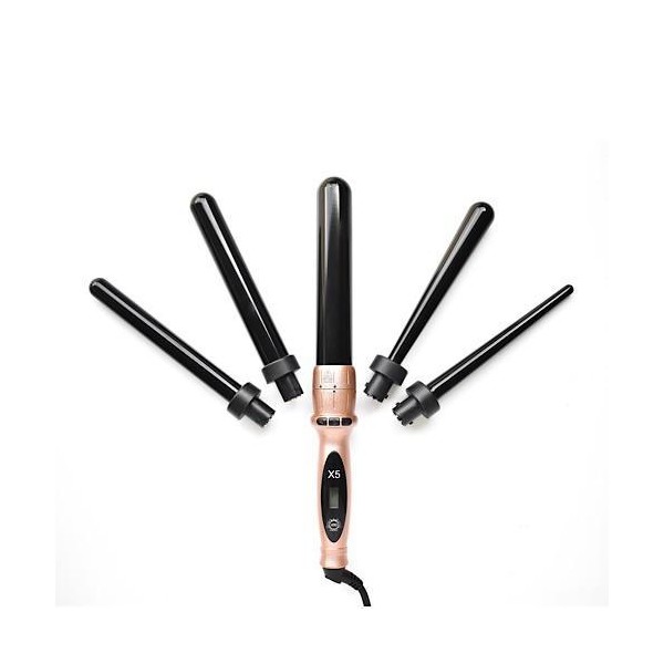 H2D Rose Gold X5 Professional Curling Wand